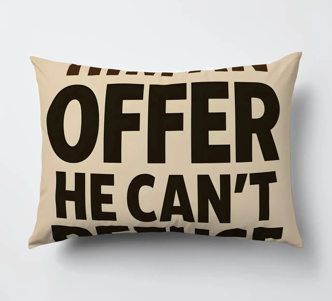 An Offer He Can’t Refuse Print cuscino da MoviesArt