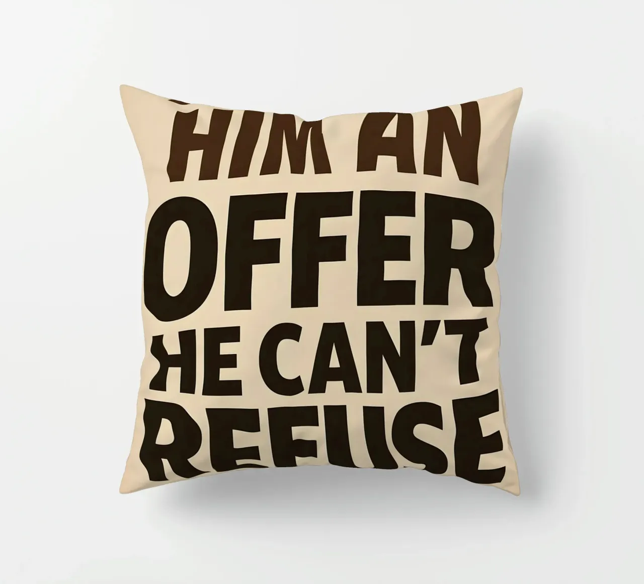 An Offer He Can’t Refuse Print cuscino da MoviesArt