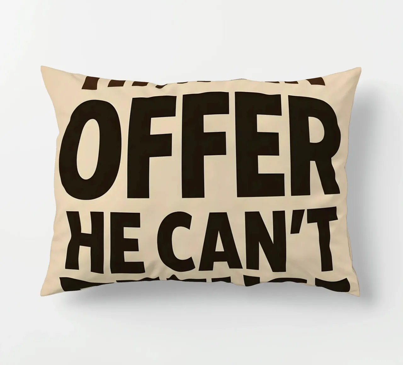 An Offer He Can’t Refuse Print cuscino da MoviesArt