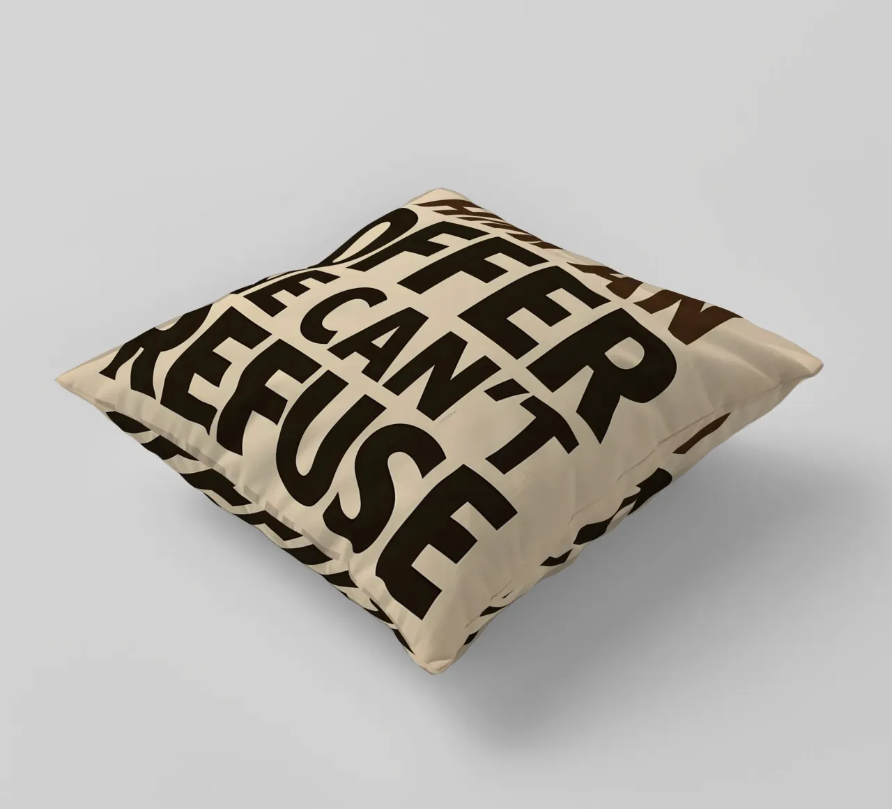 An Offer He Can’t Refuse Print cuscino da MoviesArt