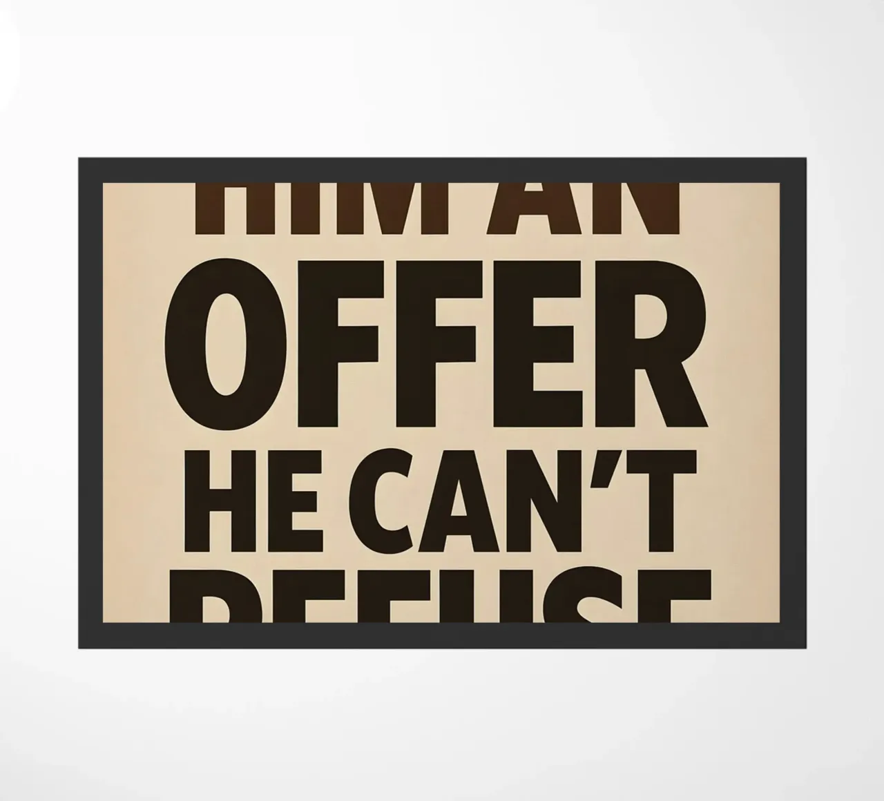 An Offer He Can’t Refuse Print zerbino da MoviesArt