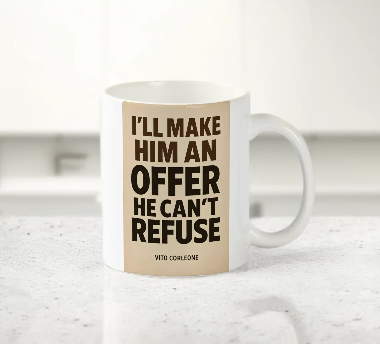An Offer He Can’t Refuse Print keramische mok van MoviesArt
