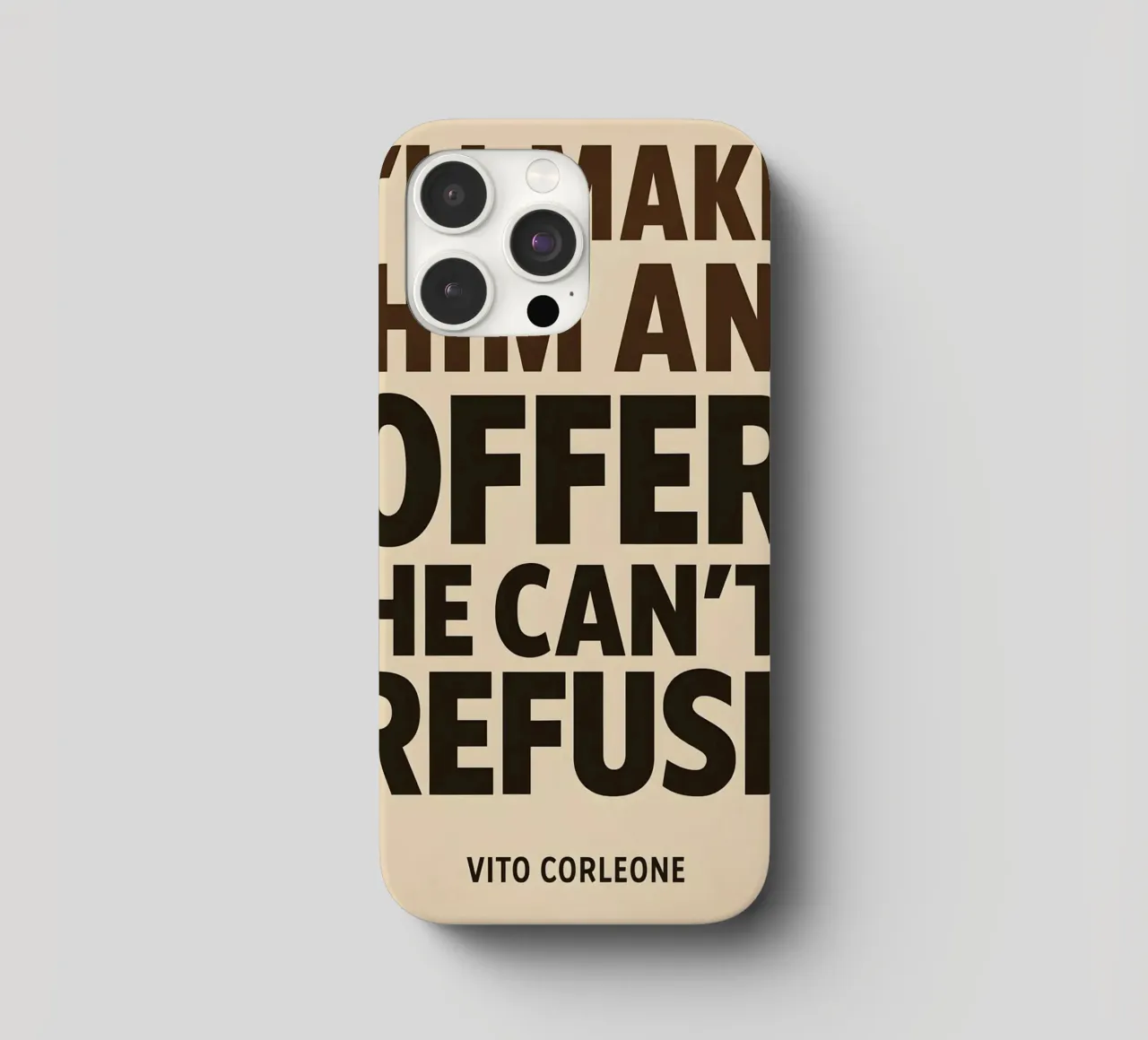 An Offer He Can’t Refuse Print cover iphone da MoviesArt