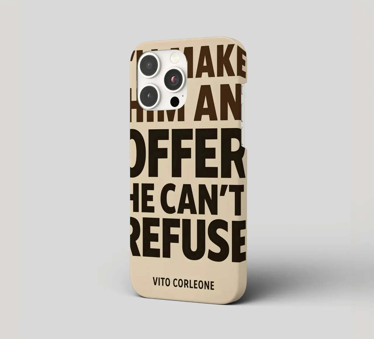 An Offer He Can’t Refuse Print cover iphone da MoviesArt