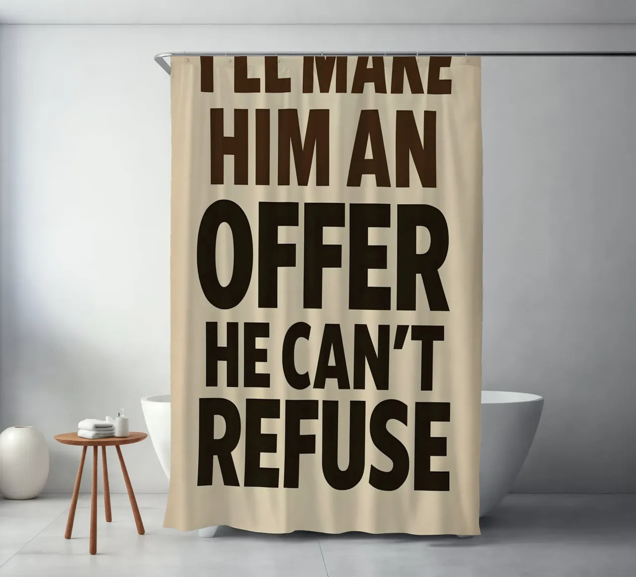 An Offer He Can’t Refuse Print tenda da doccia da MoviesArt