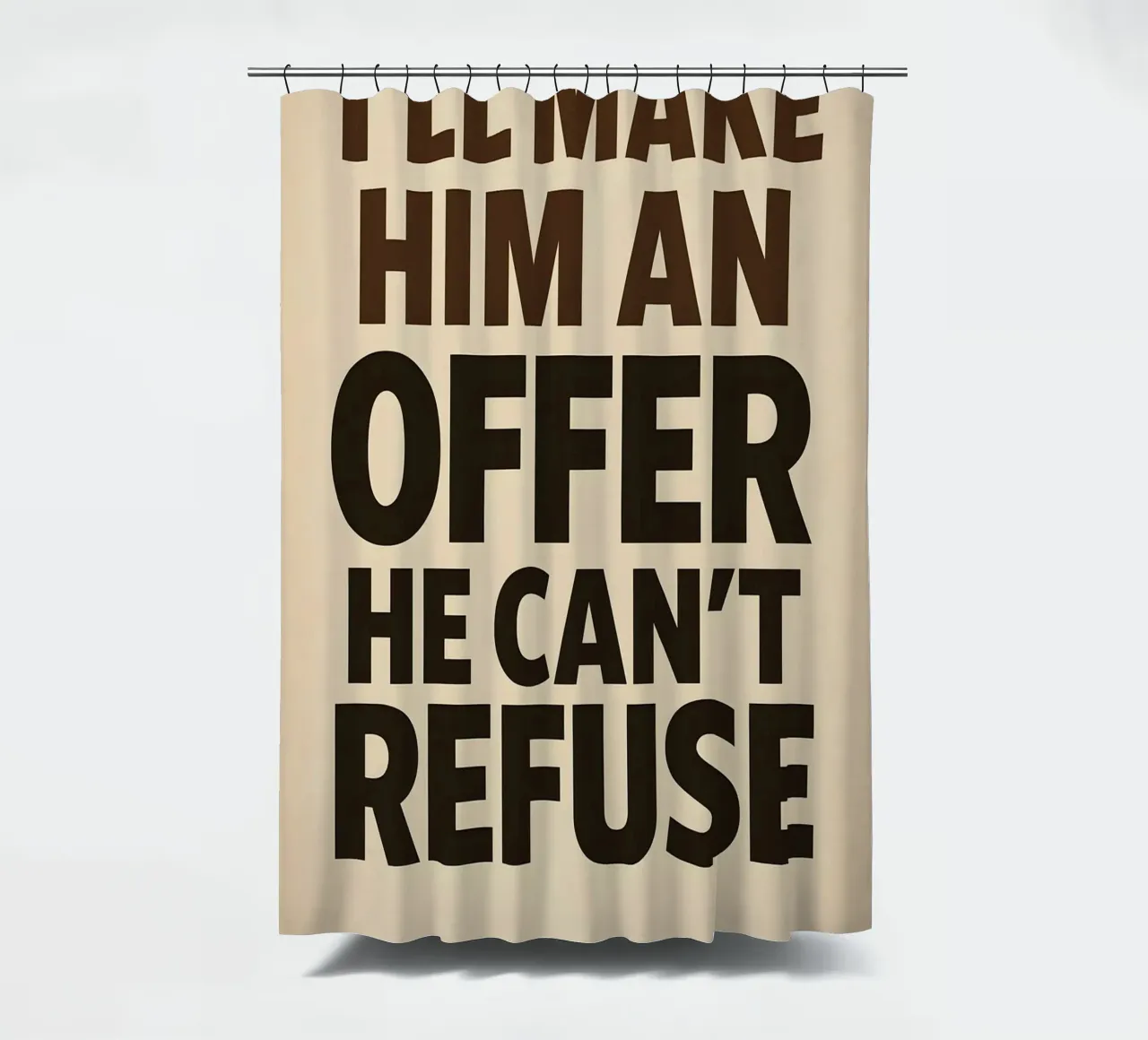 An Offer He Can’t Refuse Print tenda da doccia da MoviesArt