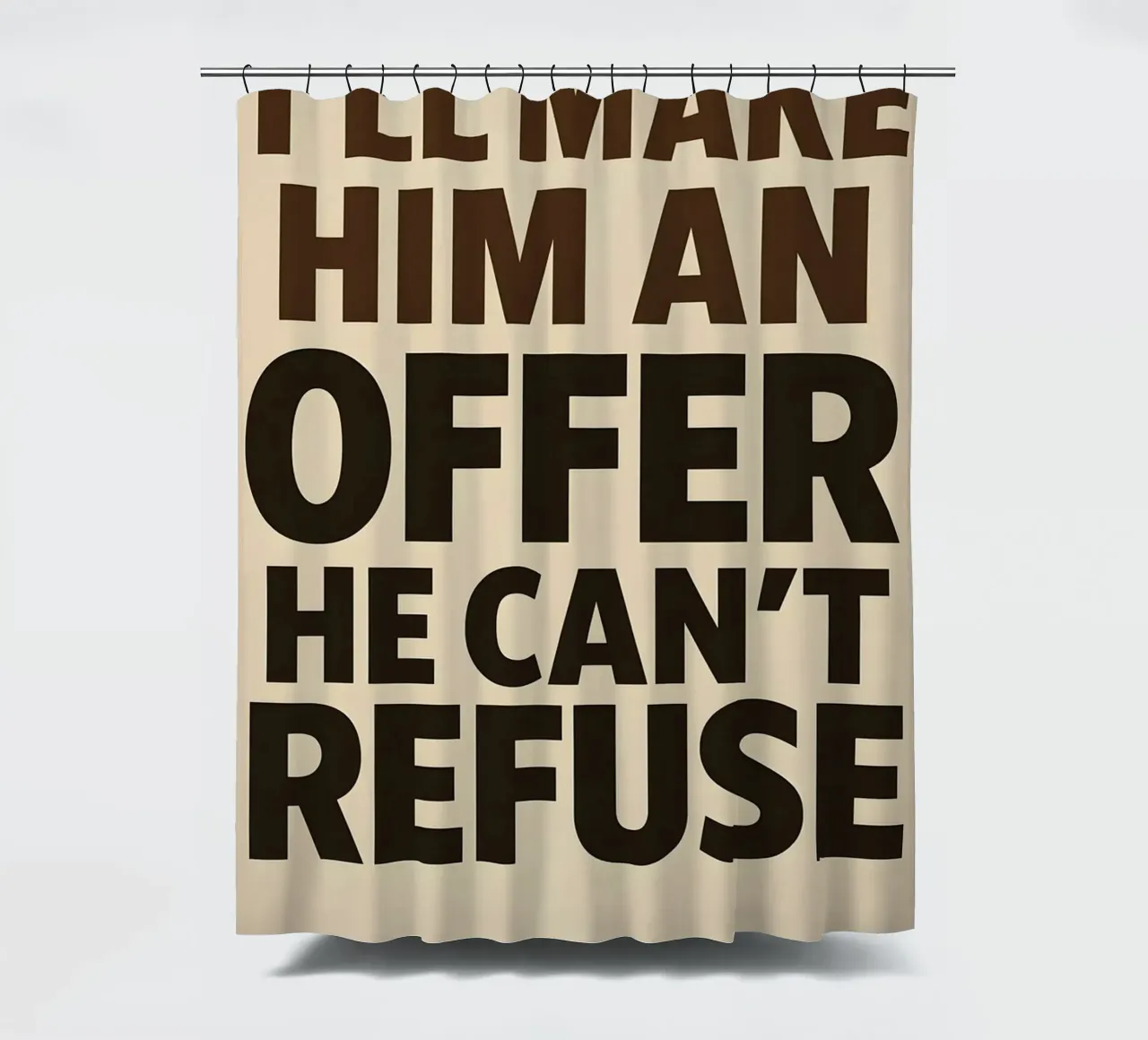 An Offer He Can’t Refuse Print tenda da doccia da MoviesArt