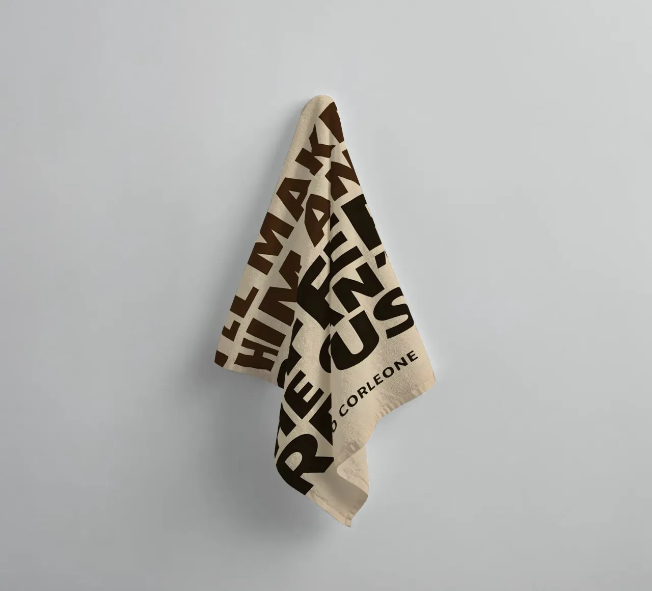 An Offer He Can’t Refuse Print badhanddoek van MoviesArt