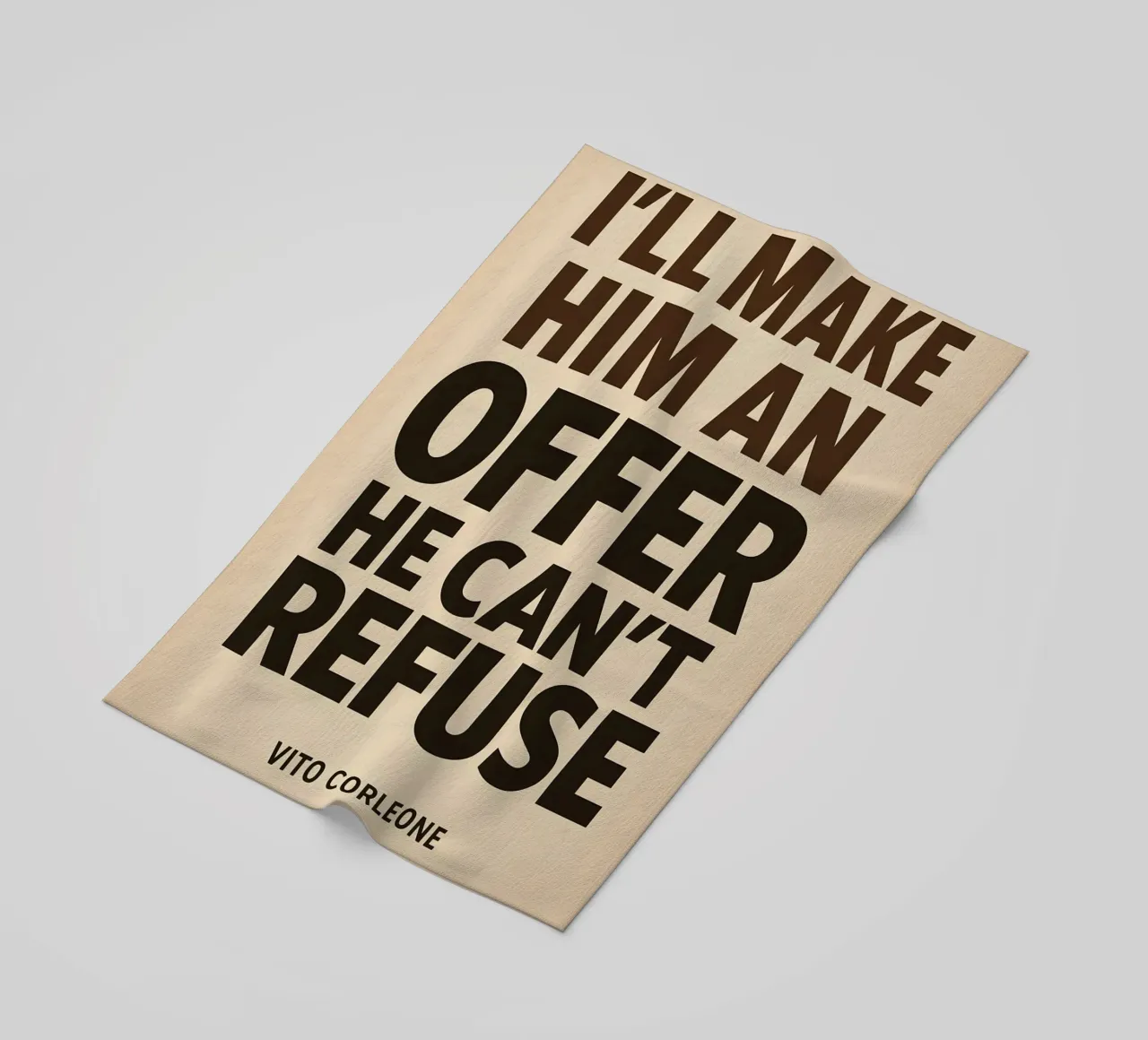 An Offer He Can’t Refuse Print telo mare da MoviesArt