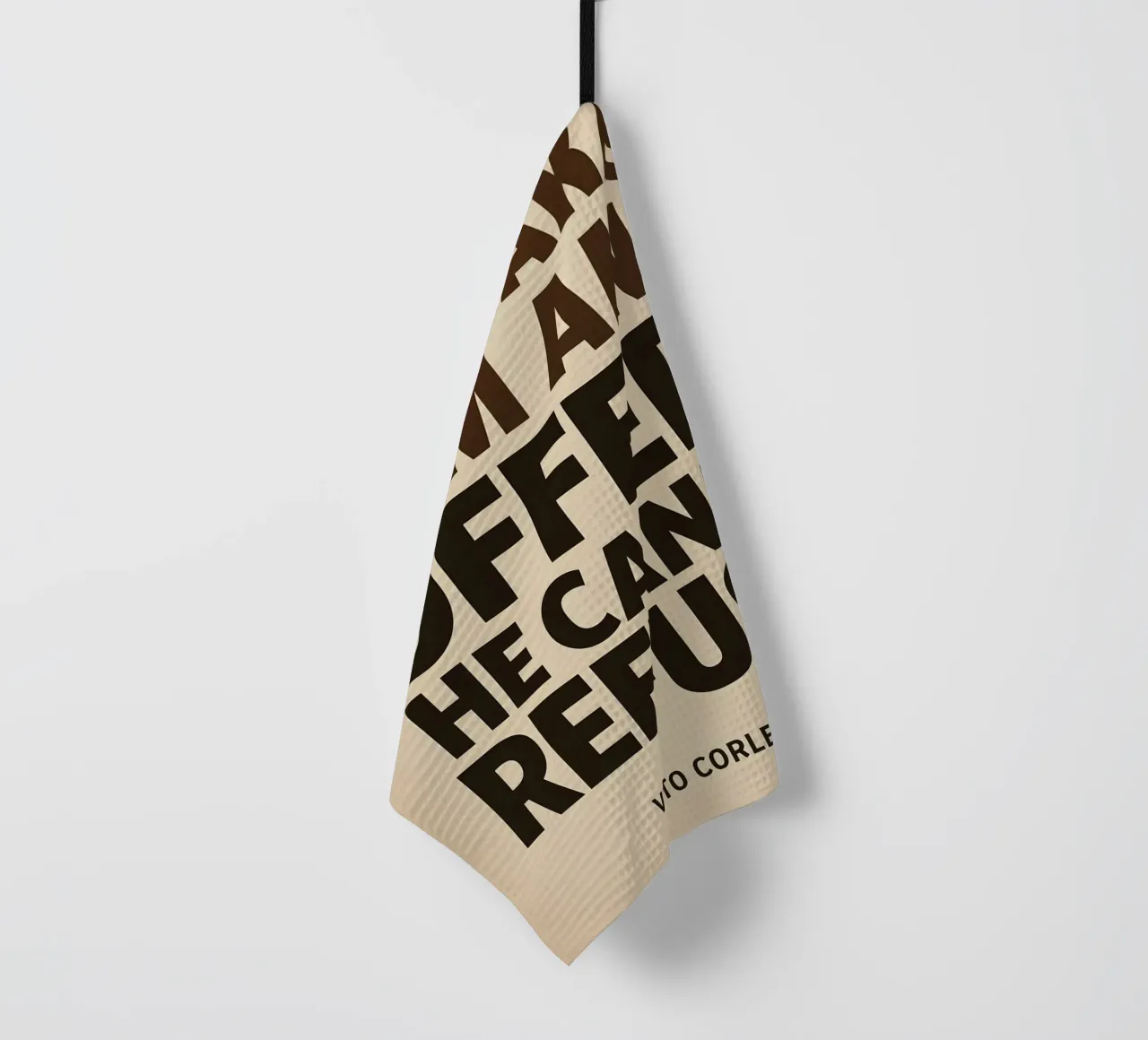 An Offer He Can’t Refuse Print torchon de MoviesArt