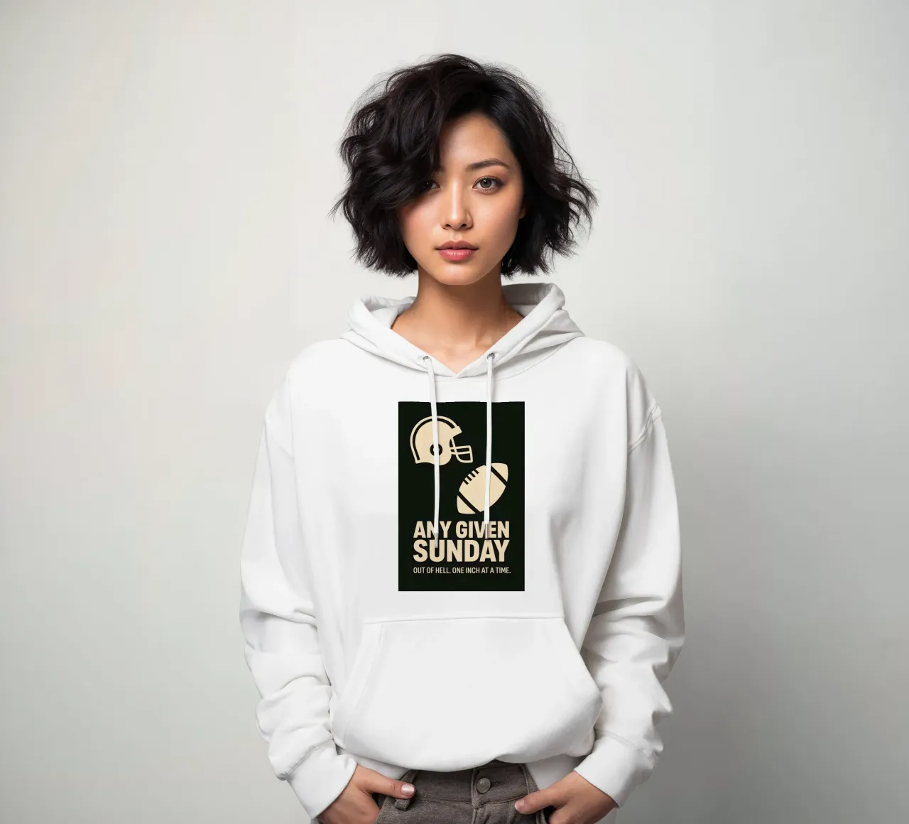 Any Given Sunday Print felpa con cappuccio da MoviesArt