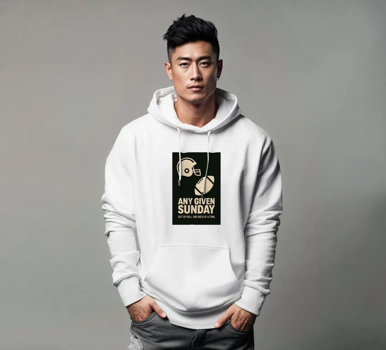 Any Given Sunday Print felpa con cappuccio da MoviesArt