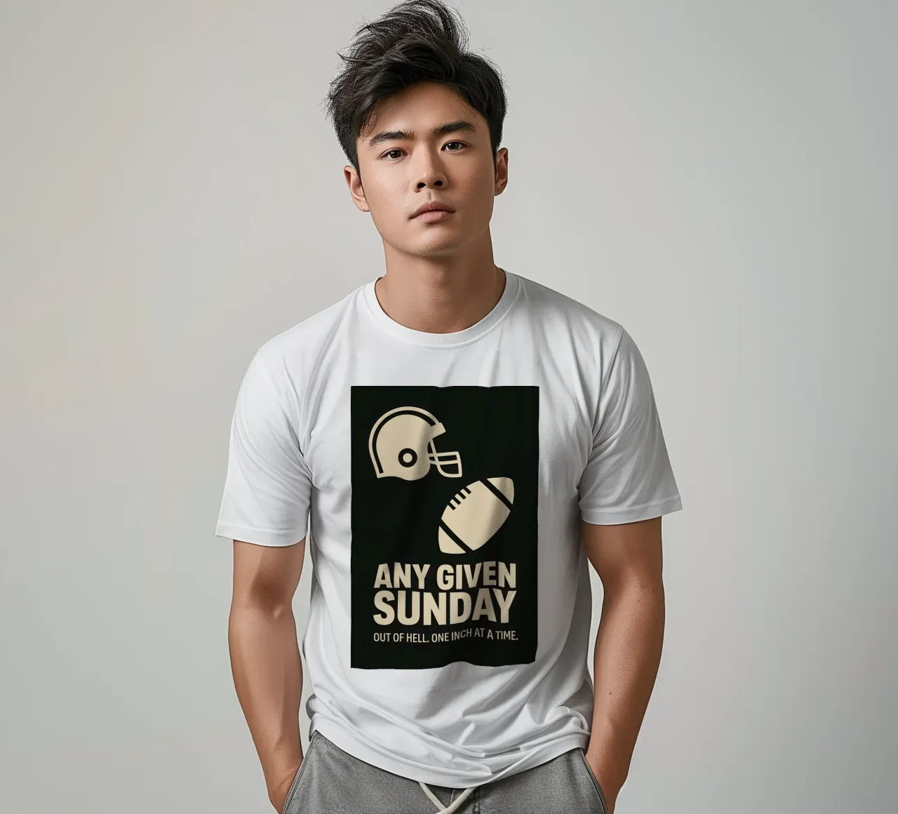 Any Given Sunday Print T-Shirt von MoviesArt