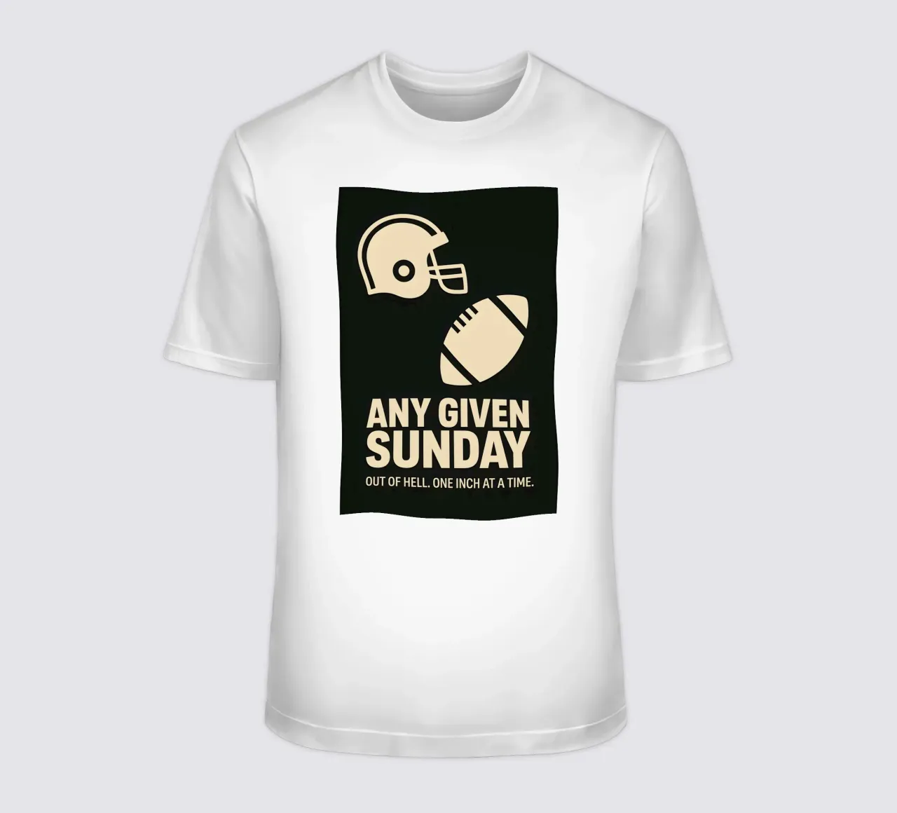 Any Given Sunday Print T-Shirt von MoviesArt
