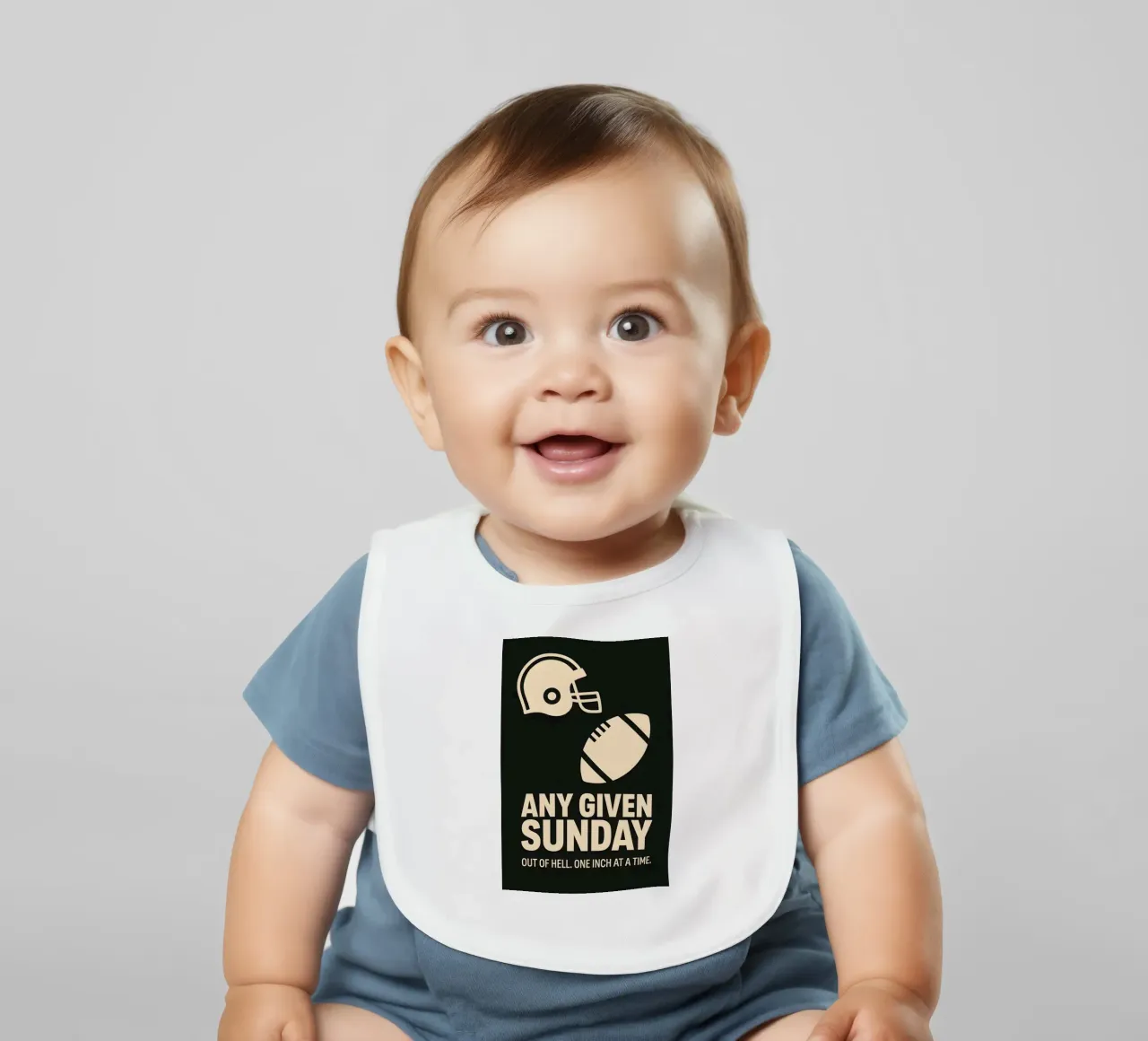 Any Given Sunday Print baby slabbetje van MoviesArt