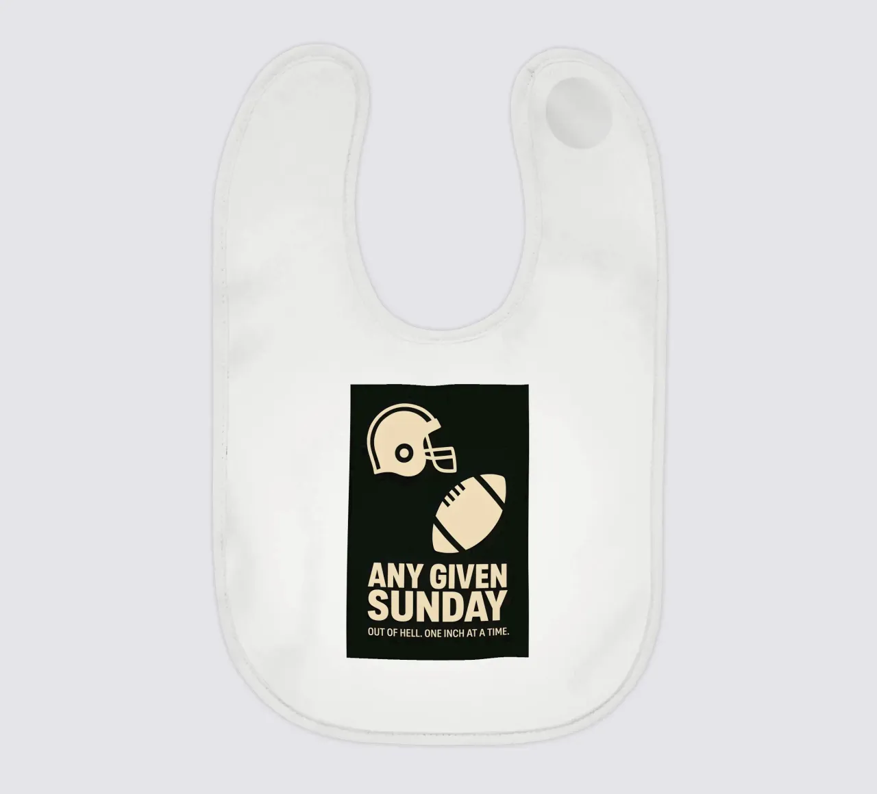 Any Given Sunday Print baby slabbetje van MoviesArt