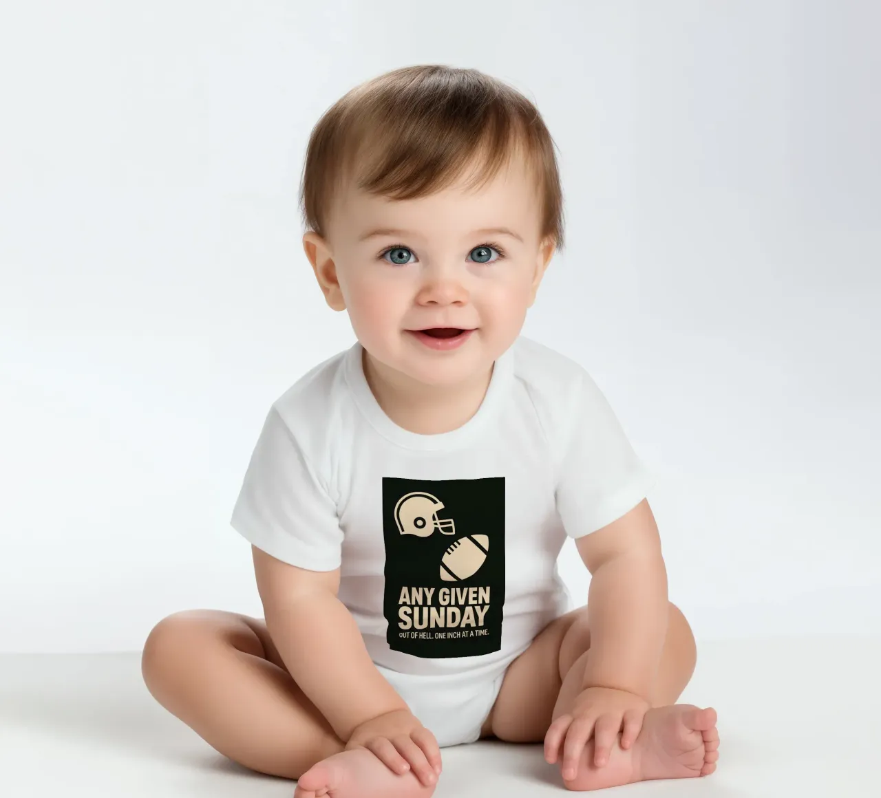 Any Given Sunday Print body neonato maniche corte da MoviesArt