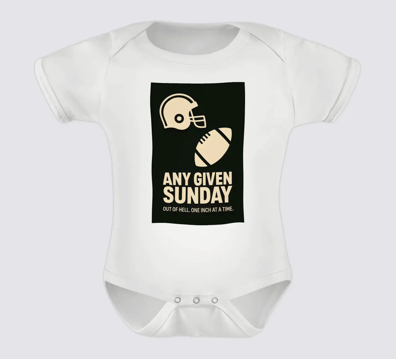 Any Given Sunday Print body neonato maniche corte da MoviesArt