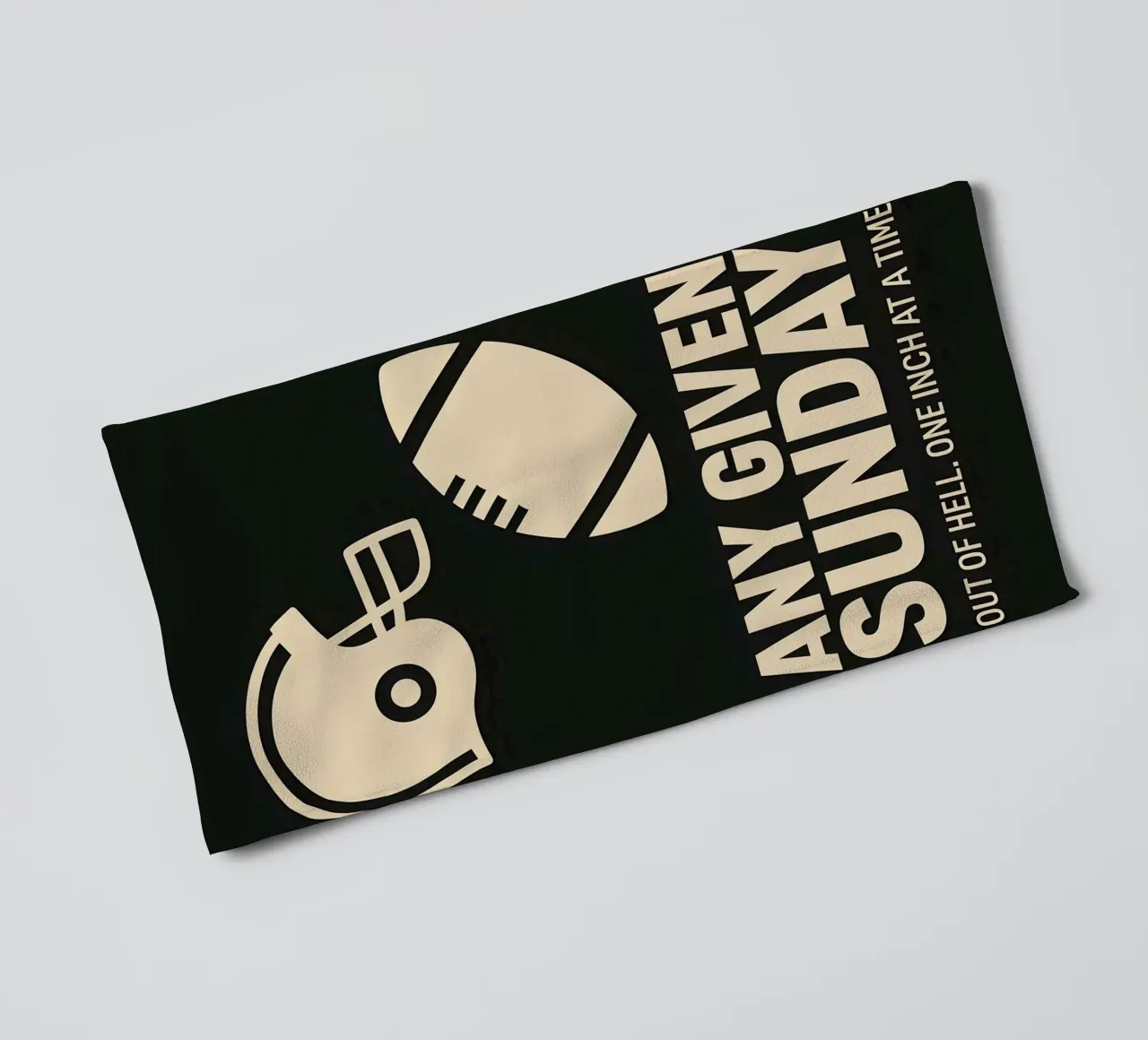 Any Given Sunday Print towel by MoviesArt