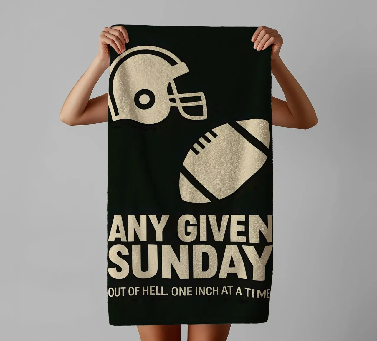 Any Given Sunday Print serviette de bain de MoviesArt