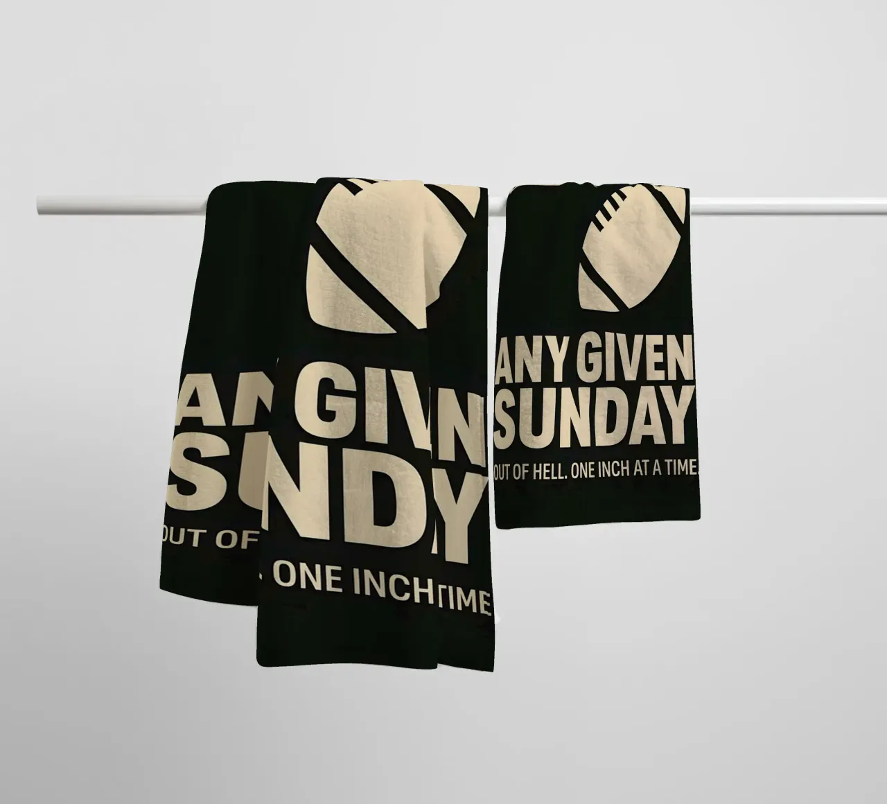 Any Given Sunday Print towel by MoviesArt