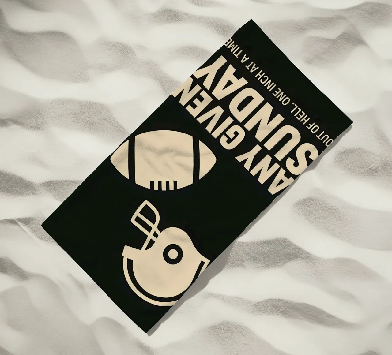 Any Given Sunday Print strandhanddoek van MoviesArt