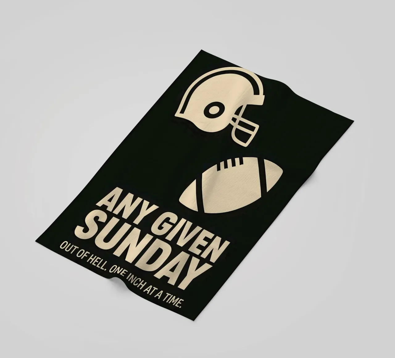 Any Given Sunday Print strandhanddoek van MoviesArt