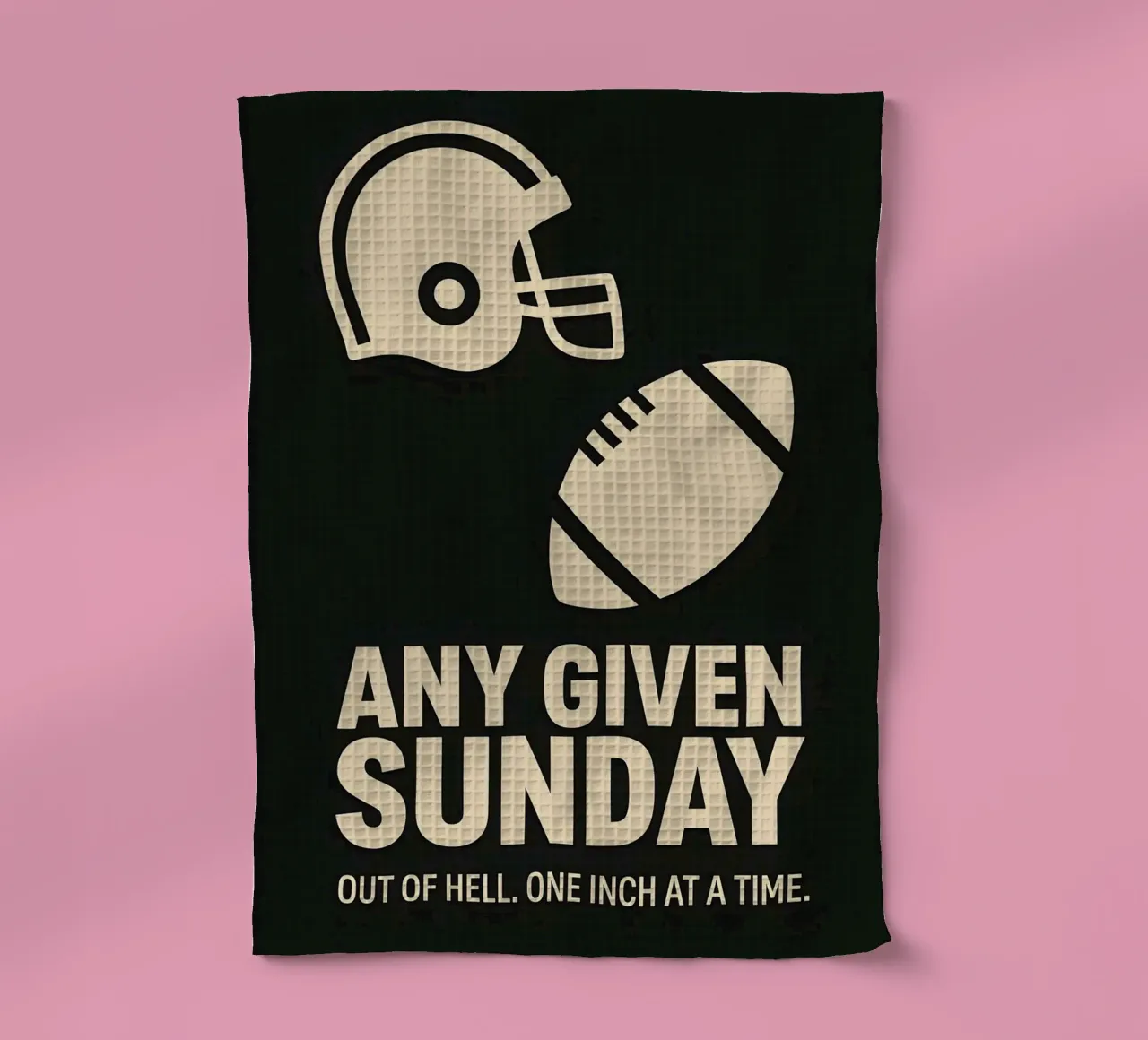 Any Given Sunday Print Geschirrtuch von MoviesArt