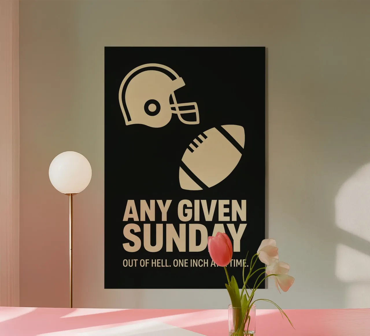 Any Given Sunday Print acrylic glass by MoviesArt