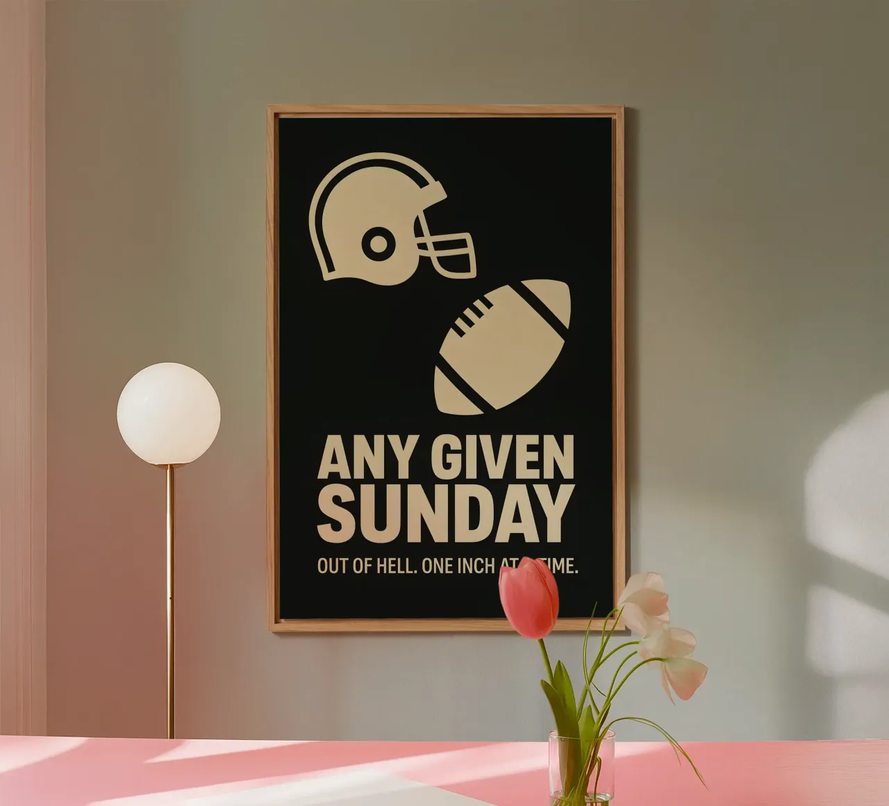 Any Given Sunday Print alluminio dibond da MoviesArt