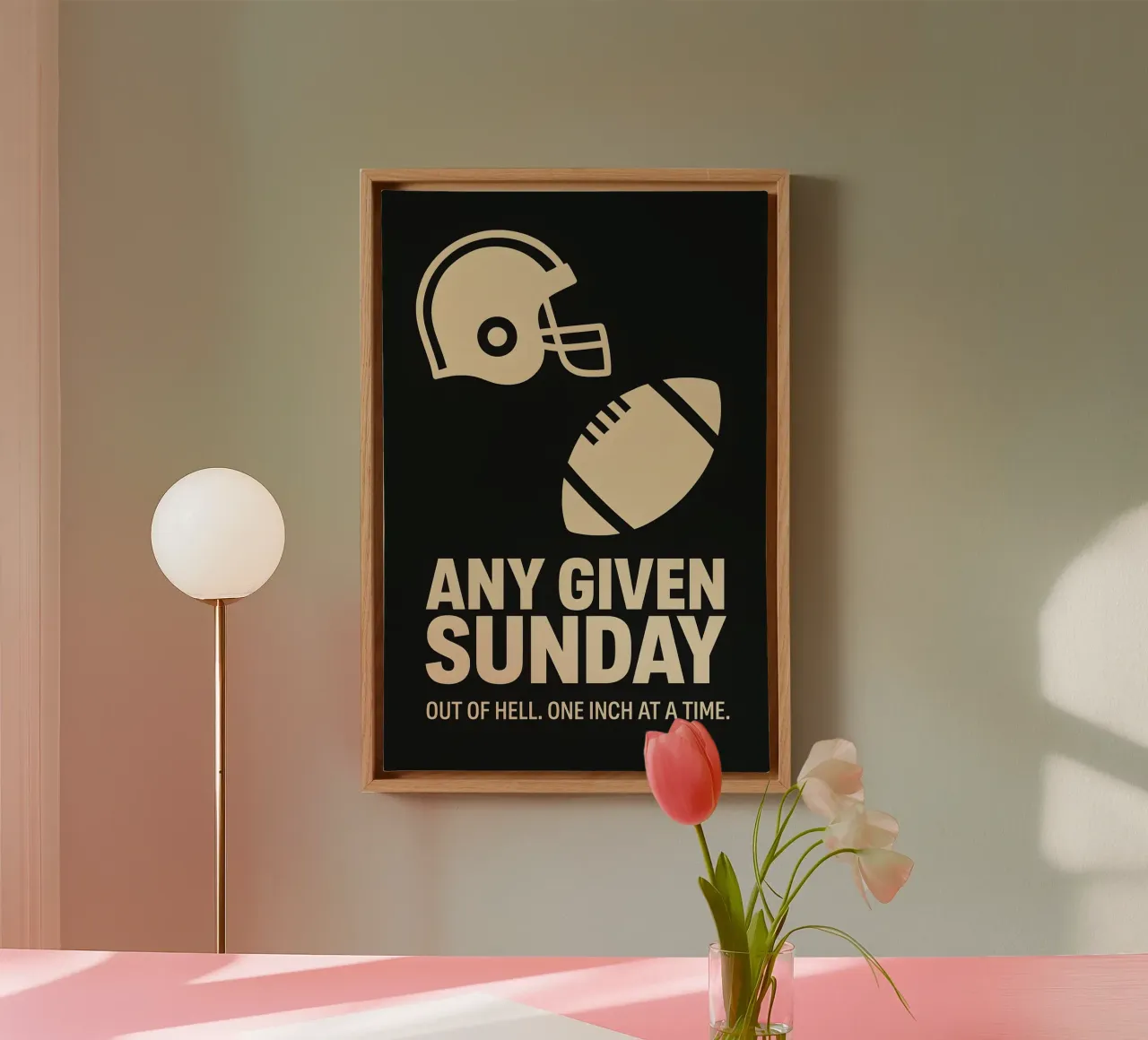 Any Given Sunday Print canvas by MoviesArt