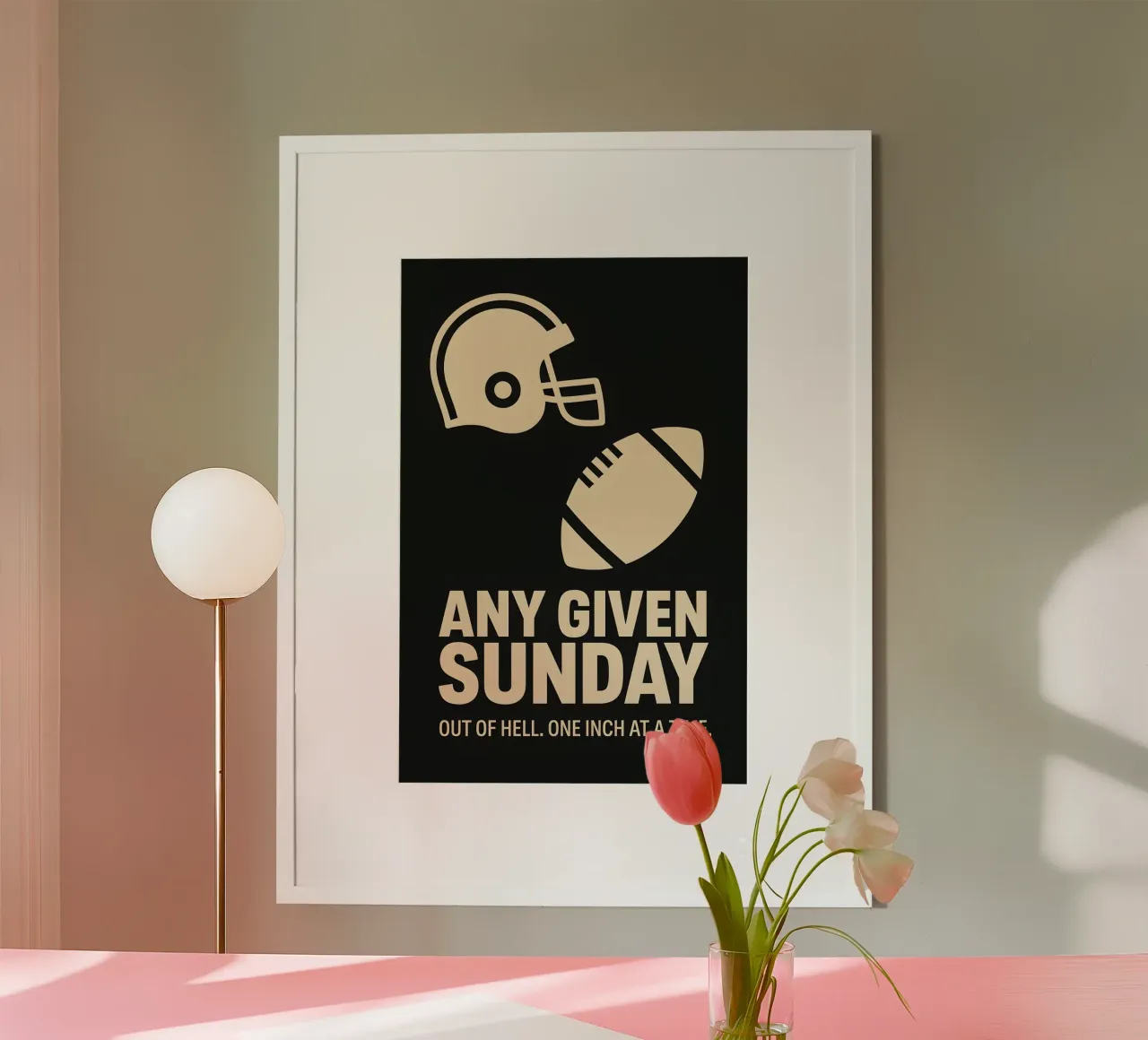 Any Given Sunday Print carta hahnemühle da MoviesArt