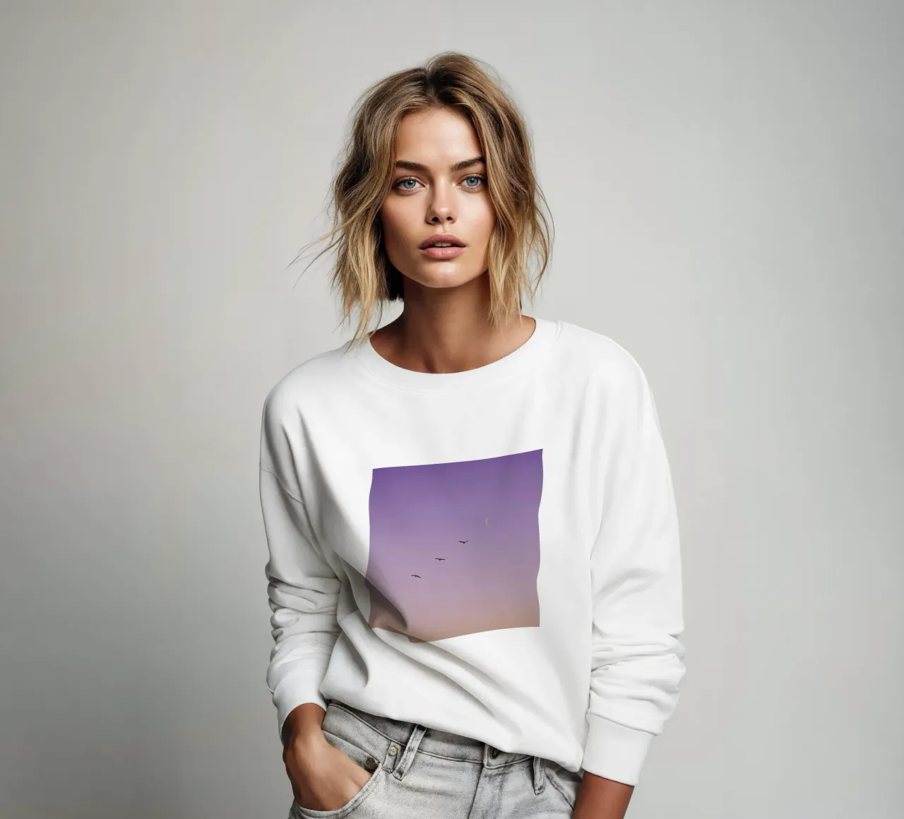 To The Moon And Back sweatshirt by Rupert Höller