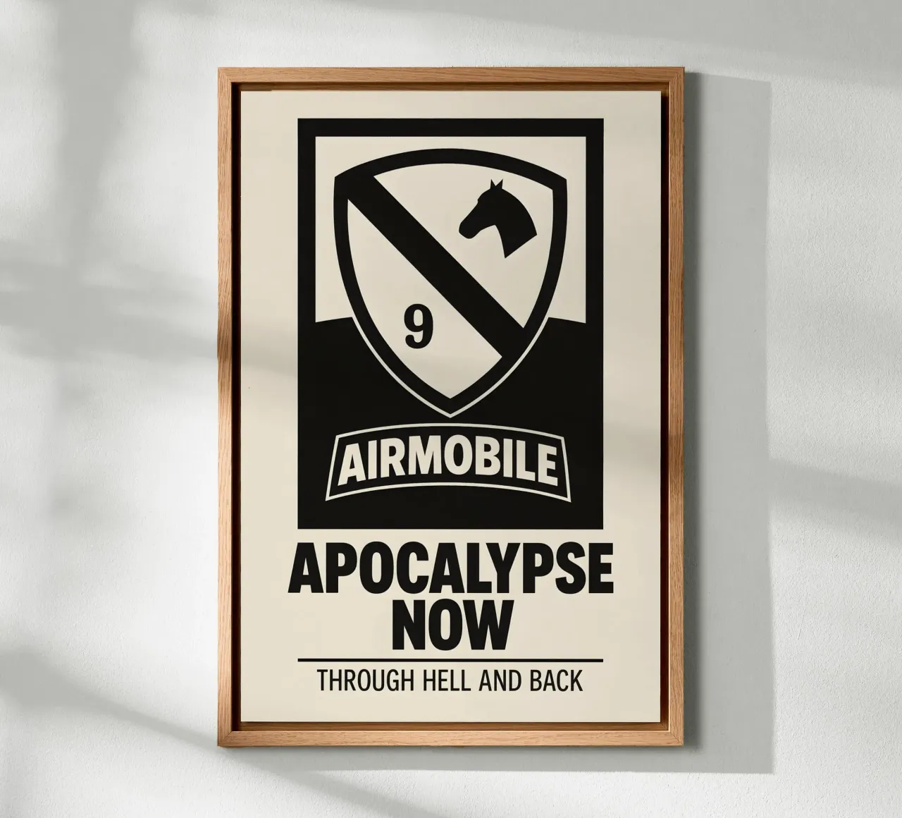Apocalypse Now Print tela con Cornice a cassetta da MoviesArt