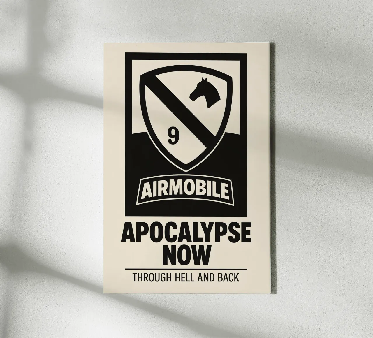 Apocalypse Now Print tela con Cornice a cassetta da MoviesArt