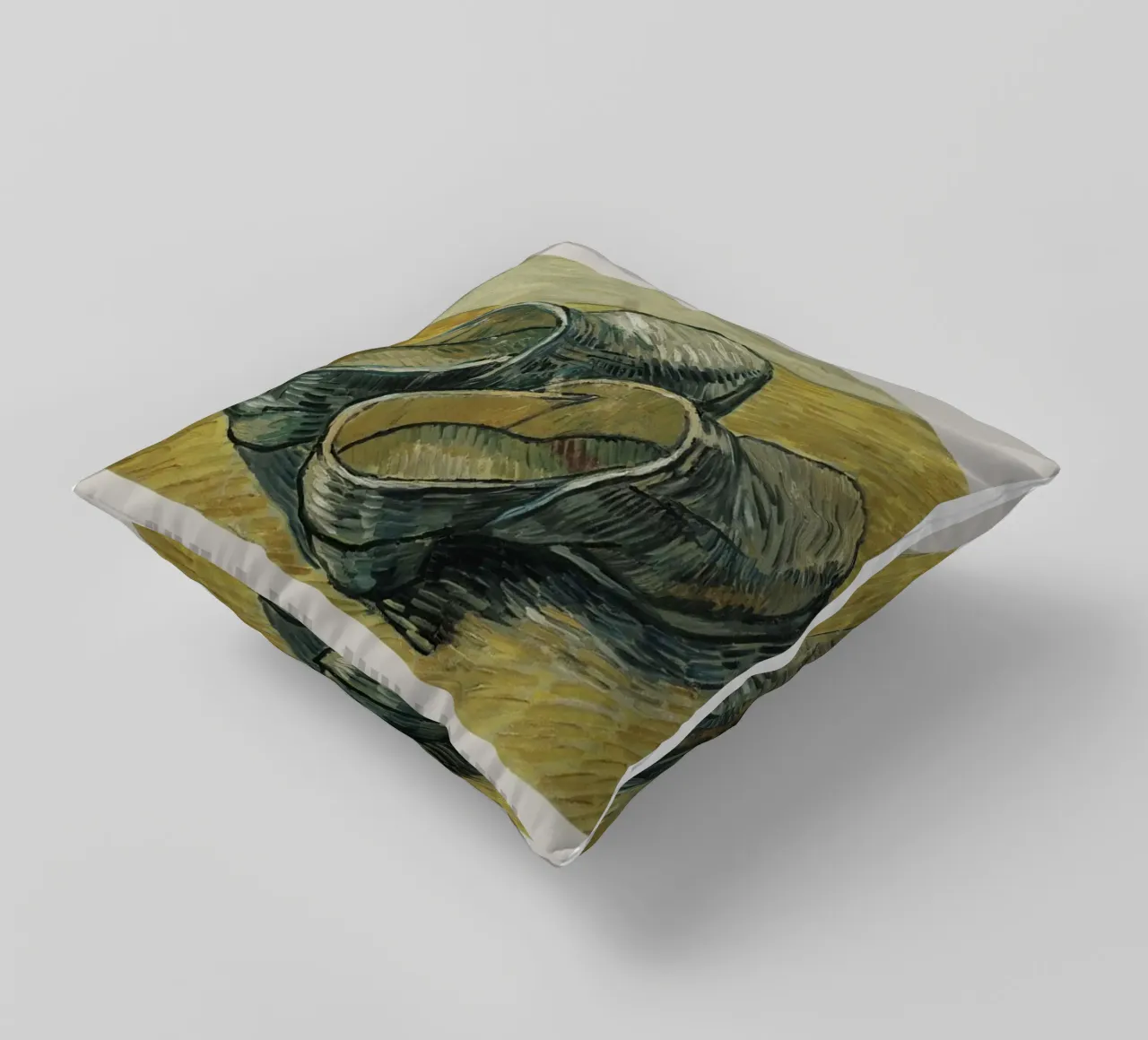 Un paio di zoccoli in pelle, Vincent Van Gogh cuscino da Spencer Farrell2