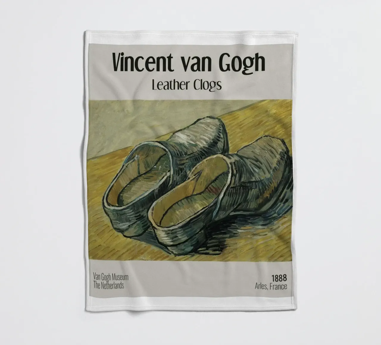 Un paio di zoccoli in pelle, Vincent Van Gogh coperta in pile da Spencer Farrell2