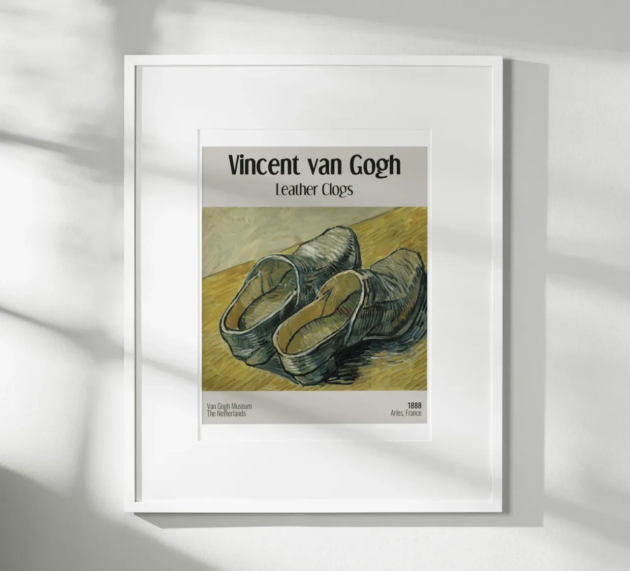 Un paio di zoccoli in pelle, Vincent Van Gogh carta hahnemühle da Spencer Farrell2