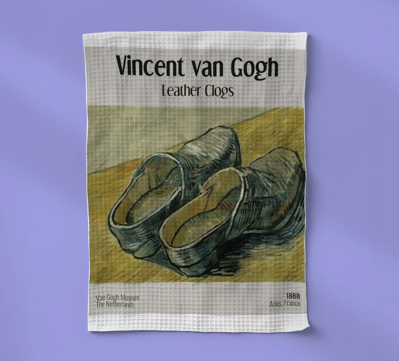 Un paio di zoccoli in pelle, Vincent Van Gogh canovaccio da cucina da Spencer Farrell2