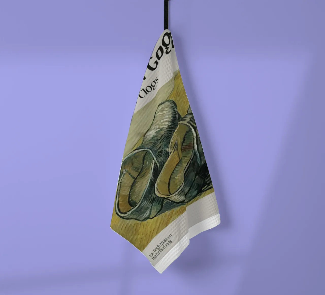 Un paio di zoccoli in pelle, Vincent Van Gogh canovaccio da cucina da Spencer Farrell2