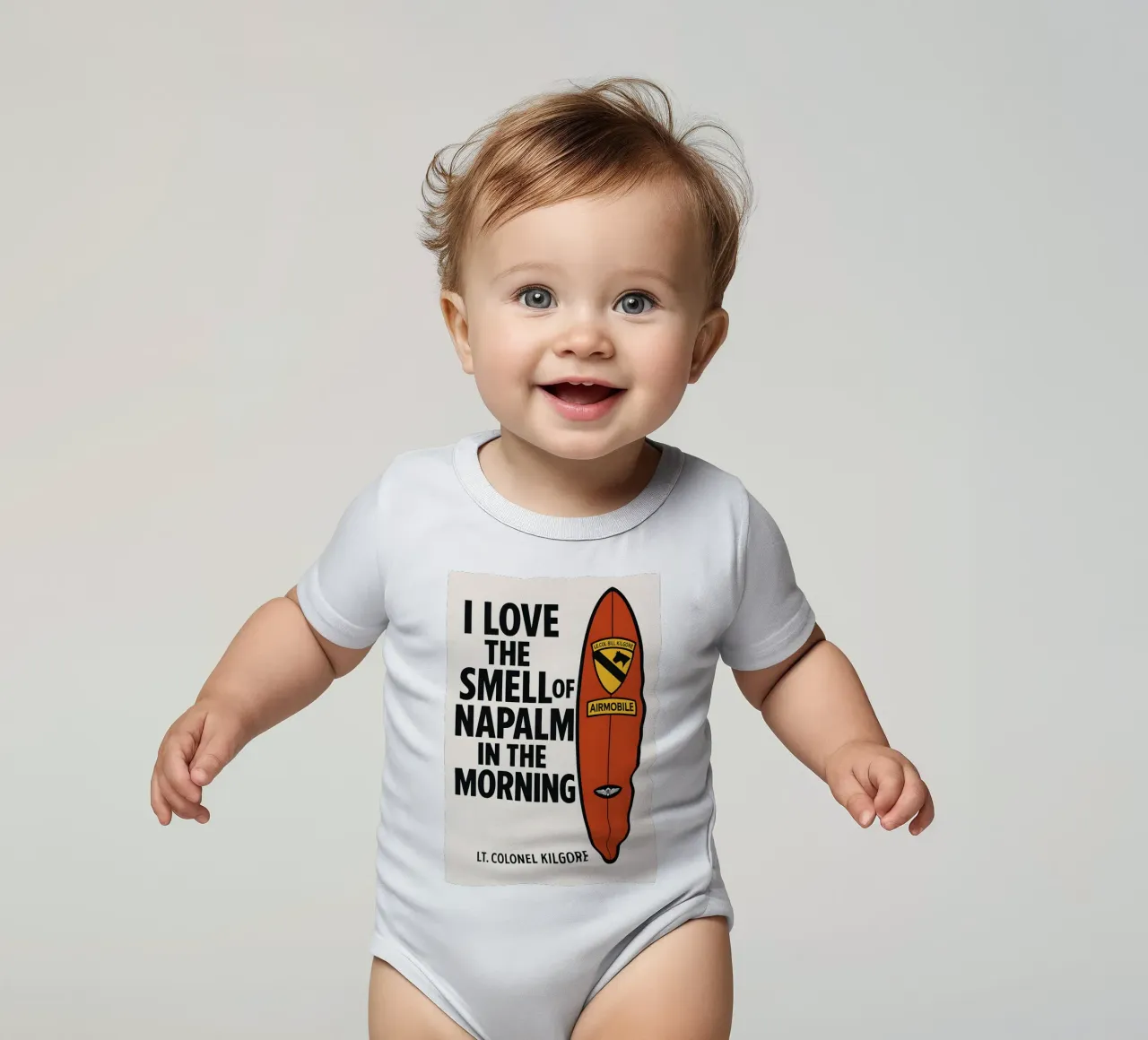 Apocalypse Now Print body neonato maniche corte da MoviesArt