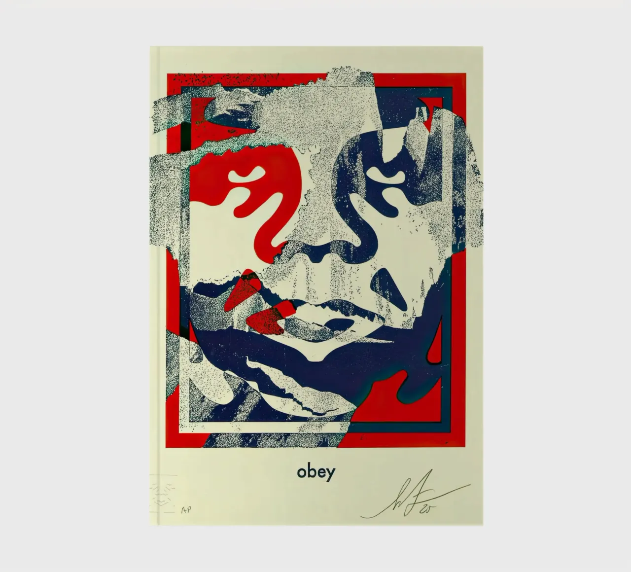 Torn Icon Letterpress notebook by American Poster
