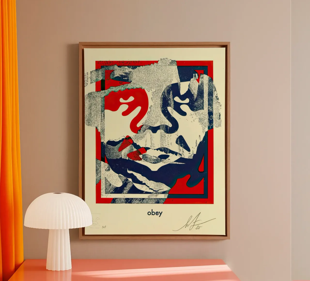Gescheurd icoon boekdruk canvas van American Poster