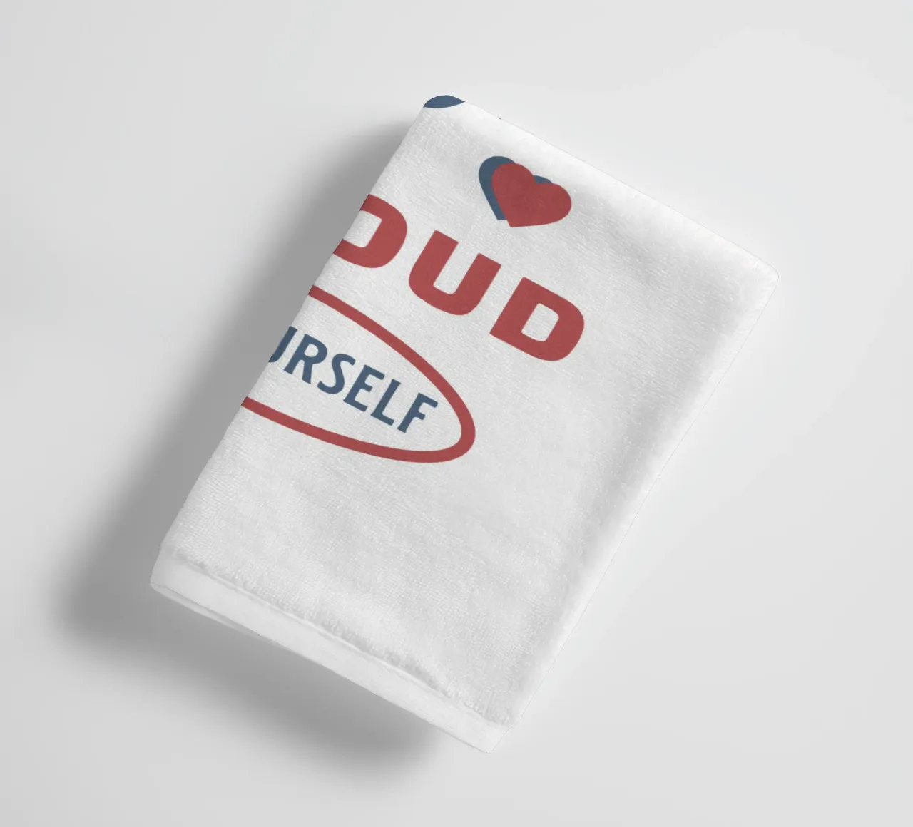 Ne vous arrêtez pas tant que vous n'êtes pas fier de vous serviette de bain de Gunawan Rb