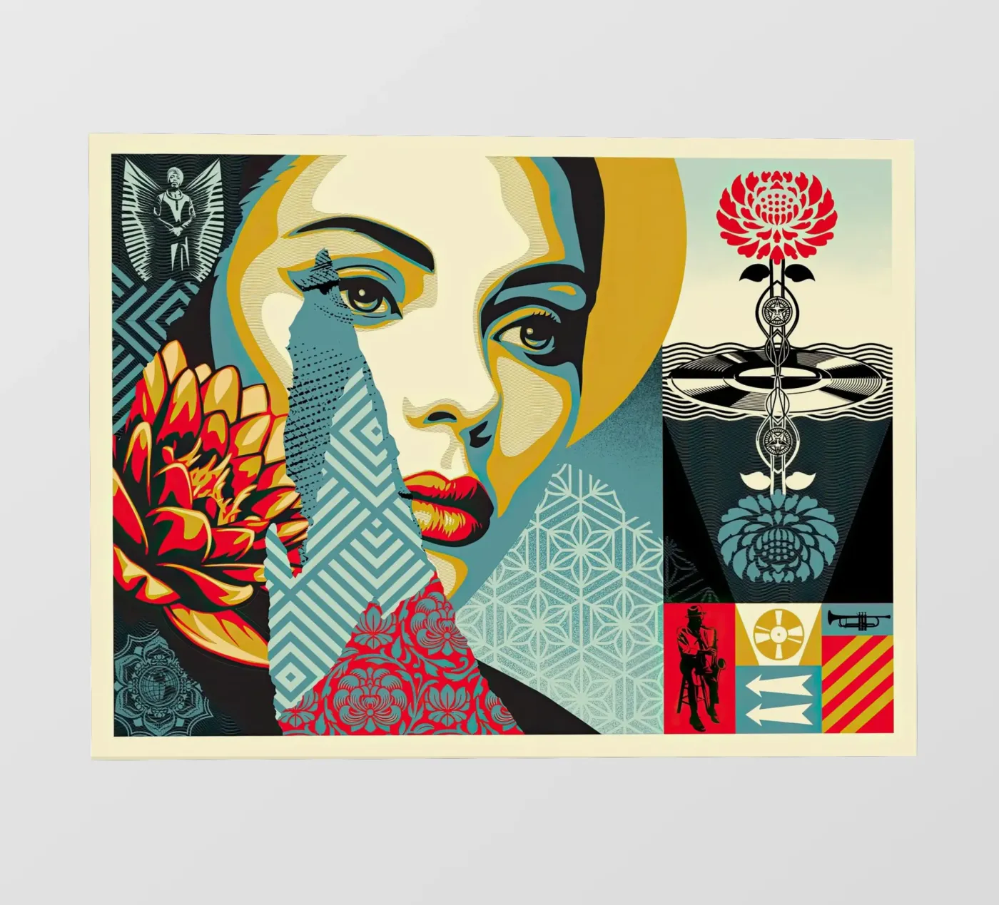 Harmonious Elements backlit folie van American Poster