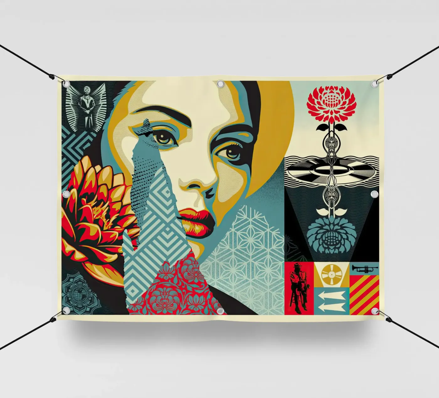 Harmonious Elements pvc cover by American Poster