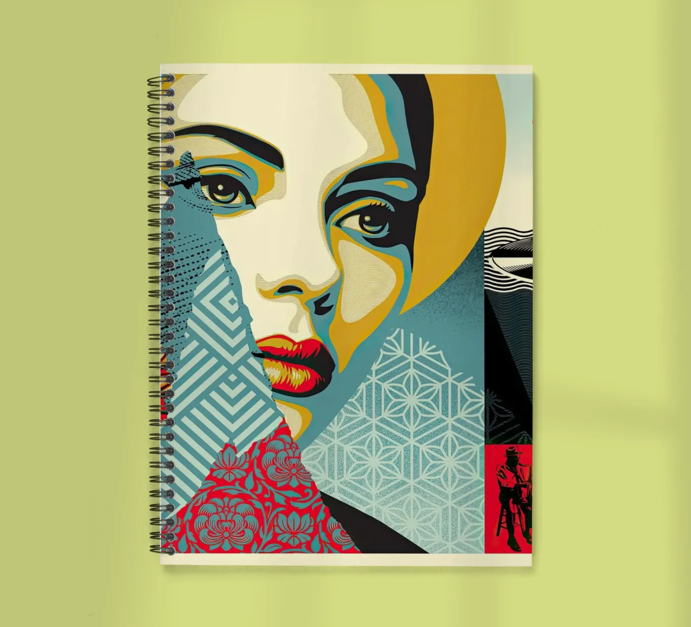 Harmonious Elements spiral notebook by American Poster