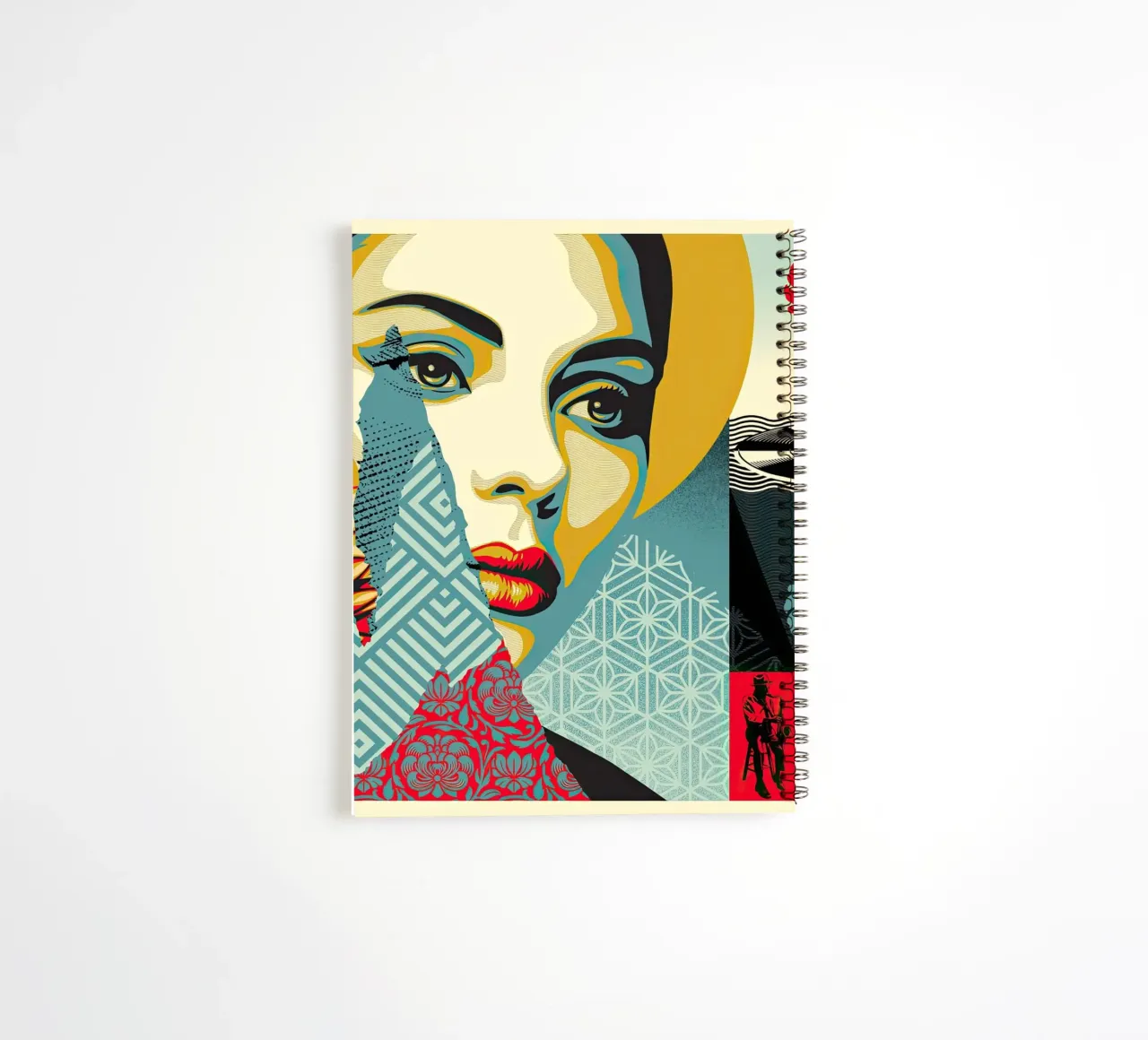 Harmonious Elements spiral notebook by American Poster