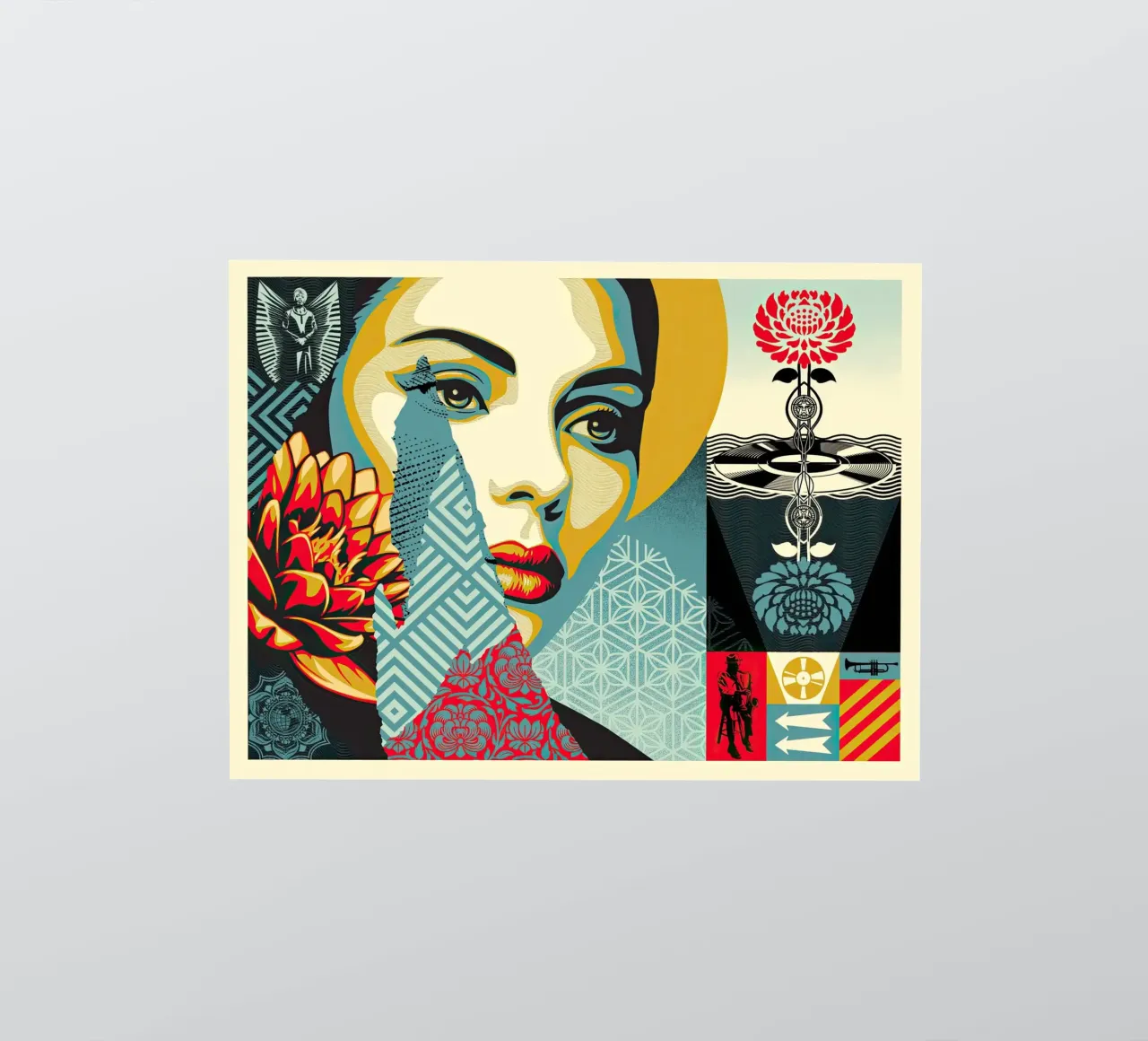 Harmonious Elements sticker van American Poster