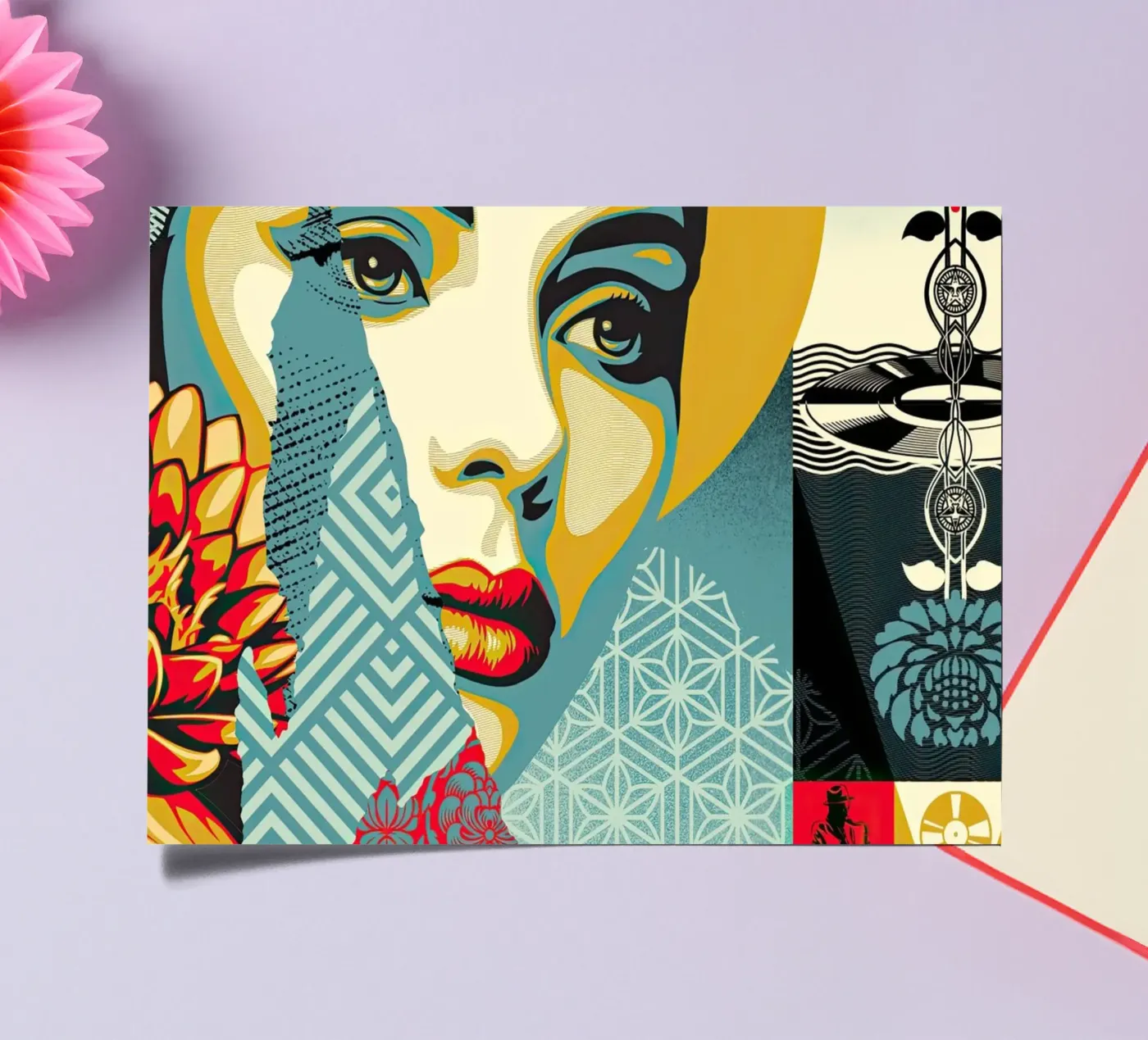 Harmonious Elements sticker sheet by American Poster